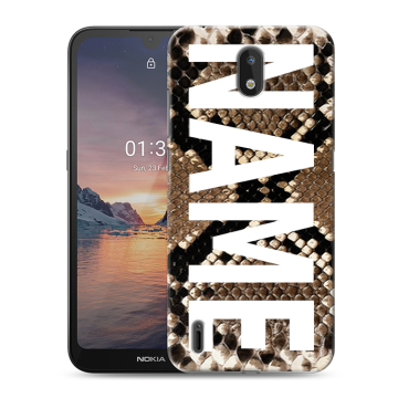 Силиконовый чехол на Nokia 1.3 с принтом NAME