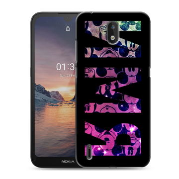 Силиконовый чехол на Nokia 1.3 с принтом ИМЯ
