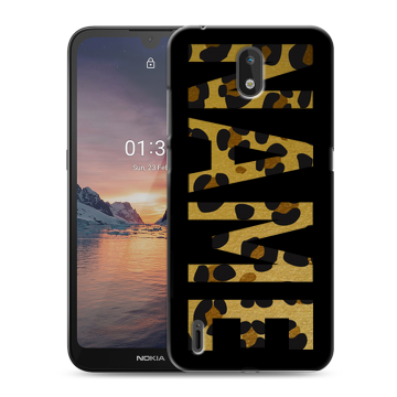 Силиконовый чехол на Nokia 1.3 с принтом NAME