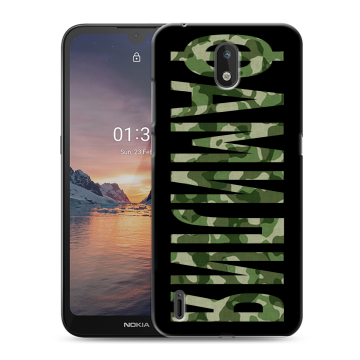 Силиконовый чехол на Nokia 1.3 с принтом ФАМИЛИЯ