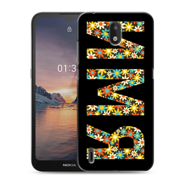 Силиконовый чехол на Nokia 1.3 с принтом ИМЯ