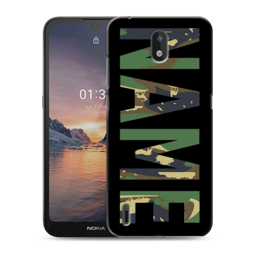Силиконовый чехол на Nokia 1.3 с принтом NAME