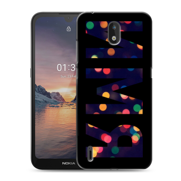 Силиконовый чехол на Nokia 1.3 с принтом ИМЯ