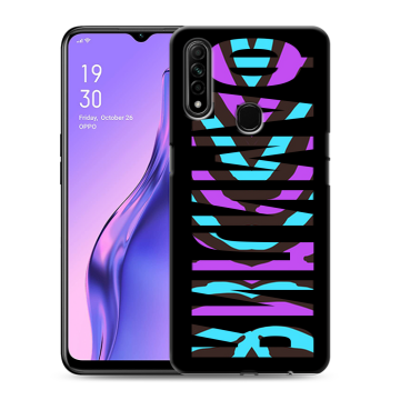Силиконовый противоударный чехол на OPPO A31 с принтом ФАМИЛИЯ