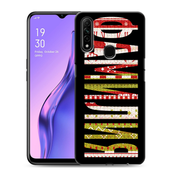 Силиконовый противоударный чехол на OPPO A31 с принтом ФАМИЛИЯ