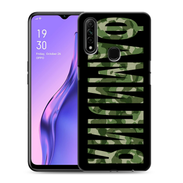 Силиконовый противоударный чехол на OPPO A31 с принтом ФАМИЛИЯ