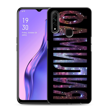 Силиконовый противоударный чехол на OPPO A31 с принтом ФАМИЛИЯ