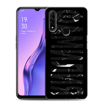 Силиконовый противоударный чехол на OPPO A31 с принтом ФАМИЛИЯ
