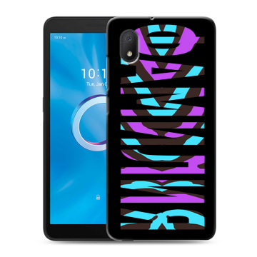 Силиконовый чехол на Alcatel 1B (2020) с принтом ФАМИЛИЯ