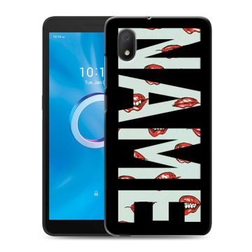 Силиконовый чехол на Alcatel 1B (2020) с принтом NAME