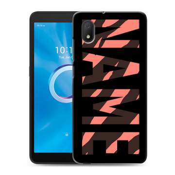 Силиконовый чехол на Alcatel 1A (2020) с принтом NAME
