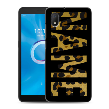 Силиконовый чехол на Alcatel 1A (2020) с принтом NAME