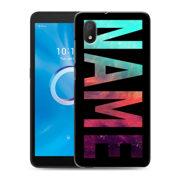 Силиконовый чехол на Alcatel 1A (2020) с принтом NAME