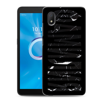Силиконовый чехол на Alcatel 1A (2020) с принтом ФАМИЛИЯ
