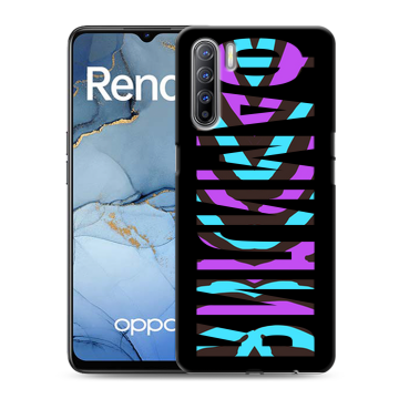 Силиконовый чехол на OPPO Reno3 с принтом ФАМИЛИЯ