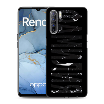 Силиконовый чехол на OPPO Reno3 с принтом ФАМИЛИЯ