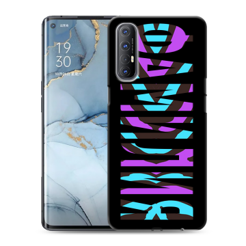 Силиконовый чехол на OPPO Reno3 Pro с принтом ФАМИЛИЯ