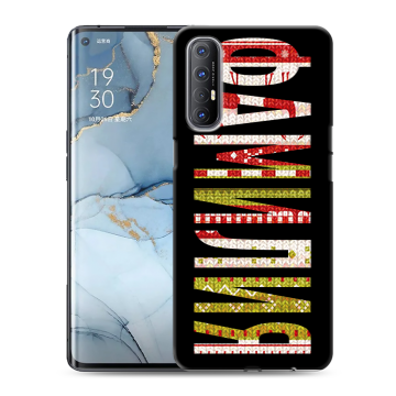 Силиконовый чехол на OPPO Reno3 Pro с принтом ФАМИЛИЯ