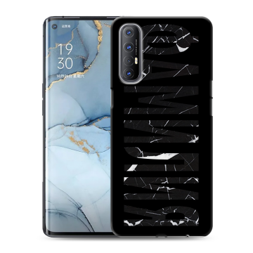 Силиконовый чехол на OPPO Reno3 Pro с принтом ФАМИЛИЯ