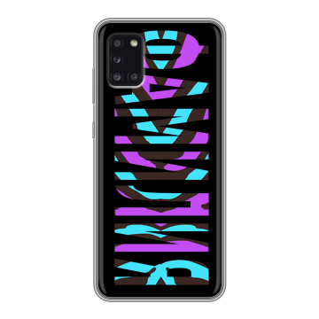 Силиконовый чехол на Samsung Galaxy A31 с принтом ФАМИЛИЯ