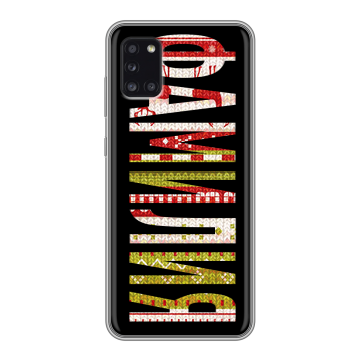 Силиконовый чехол на Samsung Galaxy A31 с принтом ФАМИЛИЯ