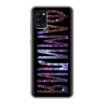 Силиконовый чехол на Samsung Galaxy A31 с принтом ФАМИЛИЯ