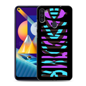 Силиконовый чехол на Samsung Galaxy M11 с принтом ФАМИЛИЯ