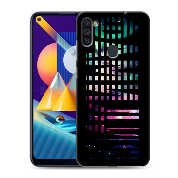 Силиконовый чехол на Samsung Galaxy M11 с принтом ФАМИЛИЯ