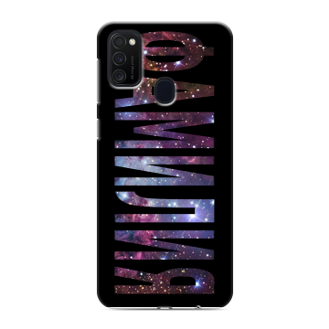 Силиконовый чехол на Samsung Galaxy M21 с принтом ФАМИЛИЯ