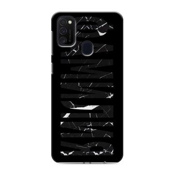 Силиконовый чехол на Samsung Galaxy M21 с принтом ФАМИЛИЯ