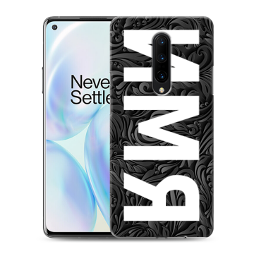 Силиконовый чехол на OnePlus 8 с принтом ИМЯ