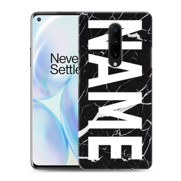 Силиконовый чехол на OnePlus 8 с принтом NAME