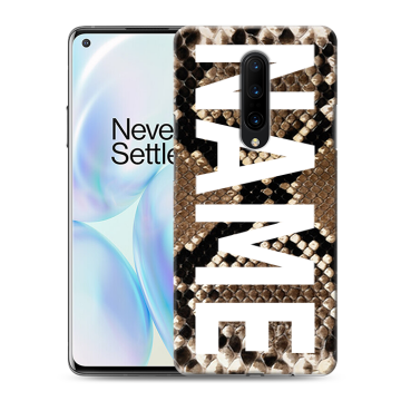 Силиконовый чехол на OnePlus 8 с принтом NAME