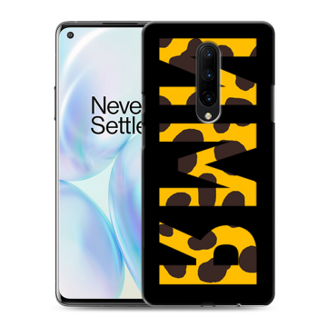 Силиконовый чехол на OnePlus 8 с принтом ИМЯ