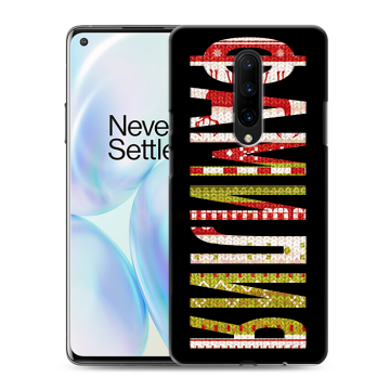 Силиконовый чехол на OnePlus 8 с принтом ФАМИЛИЯ