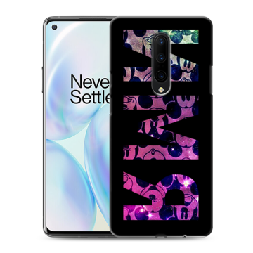 Силиконовый чехол на OnePlus 8 с принтом ИМЯ