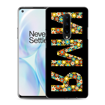 Силиконовый чехол на OnePlus 8 с принтом ИМЯ
