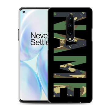 Силиконовый чехол на OnePlus 8 с принтом NAME