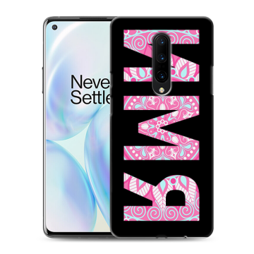 Силиконовый чехол на OnePlus 8 с принтом ИМЯ