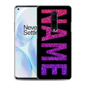 Силиконовый чехол на OnePlus 8 с принтом NAME