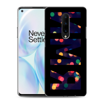 Силиконовый чехол на OnePlus 8 с принтом ИМЯ