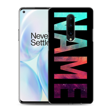 Силиконовый чехол на OnePlus 8 с принтом NAME