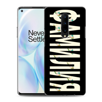 Силиконовый чехол на OnePlus 8 с принтом ФАМИЛИЯ
