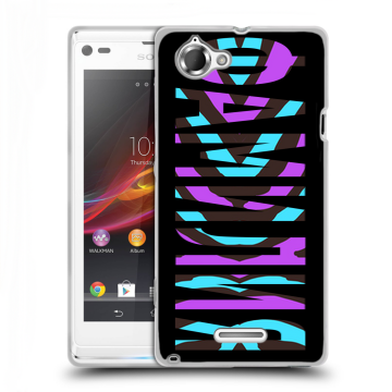 Силиконовый чехол на Sony Xperia L с принтом ФАМИЛИЯ