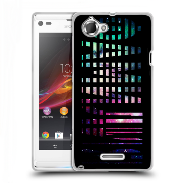 Силиконовый чехол на Sony Xperia L с принтом ФАМИЛИЯ