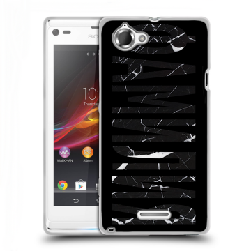 Силиконовый чехол на Sony Xperia L с принтом ФАМИЛИЯ