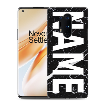 Силиконовый чехол на OnePlus 8 Pro с принтом NAME