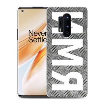 Силиконовый чехол на OnePlus 8 Pro с принтом ИМЯ