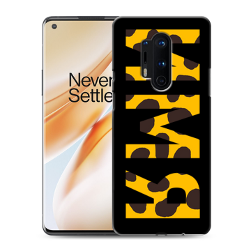 Силиконовый чехол на OnePlus 8 Pro с принтом ИМЯ