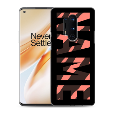 Силиконовый чехол на OnePlus 8 Pro с принтом NAME
